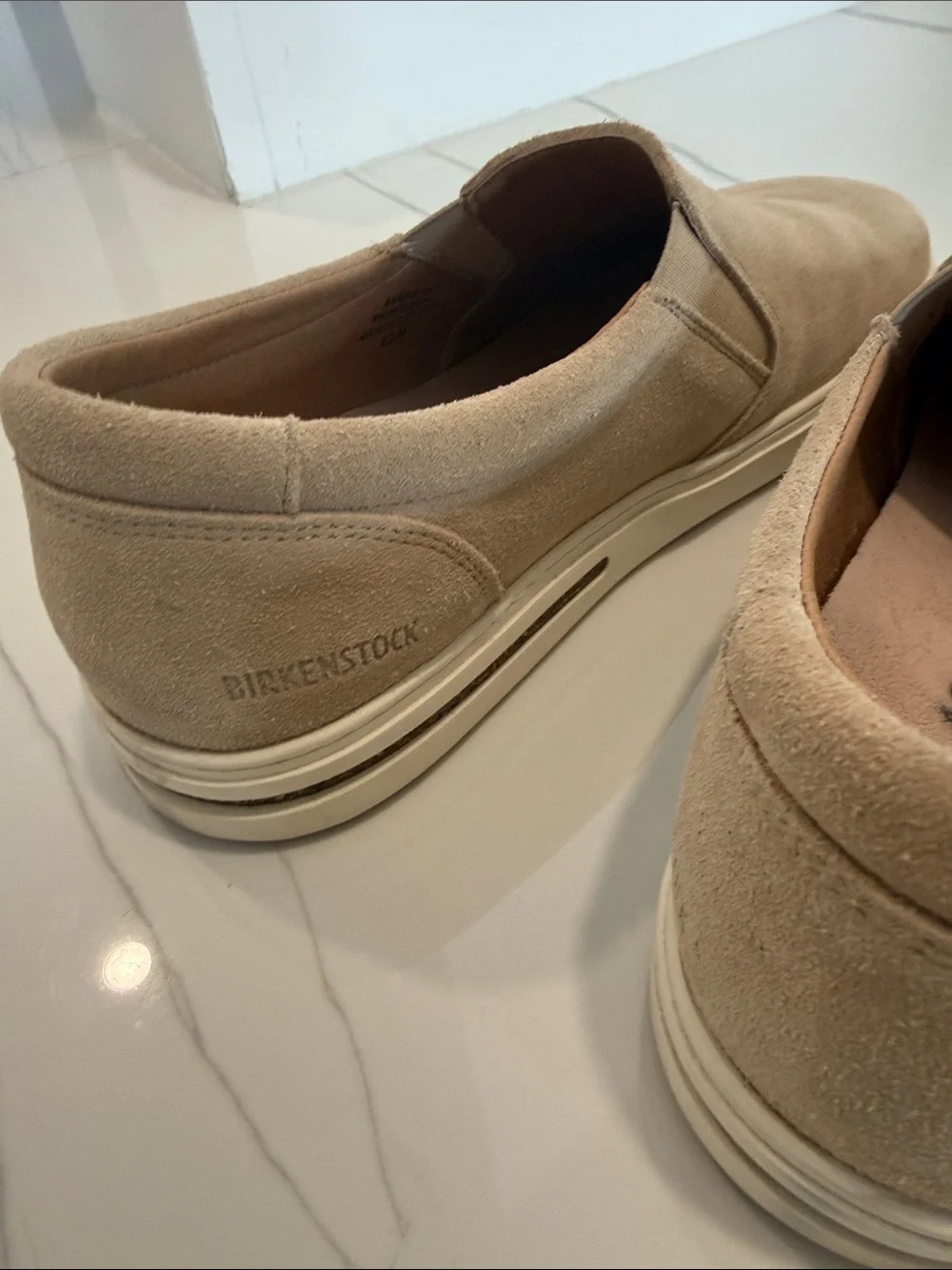 Birkenstock suede upper